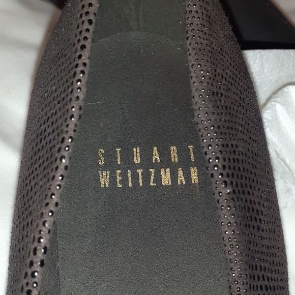 Stuart Weitzman Brown Wedge‎ Heels 8N - Picture 4 of 8